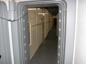 Tresorraum des Bundesbank Bunkers in Cochem - Er diente zur Lagerung der Ersatzwaehrung Bbk II