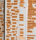 Strategieplanung eines  Weltkriegs durch Magnettafel im Regierungsbunker Ahrweiler