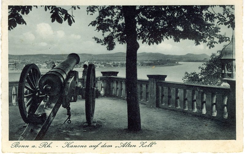 Bonn - Kannone auf dem Alten Zoll