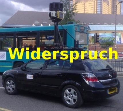 Widerspruch gegen Street View