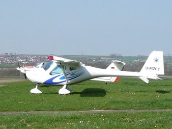 Flugzeug auf der Bengener Heide